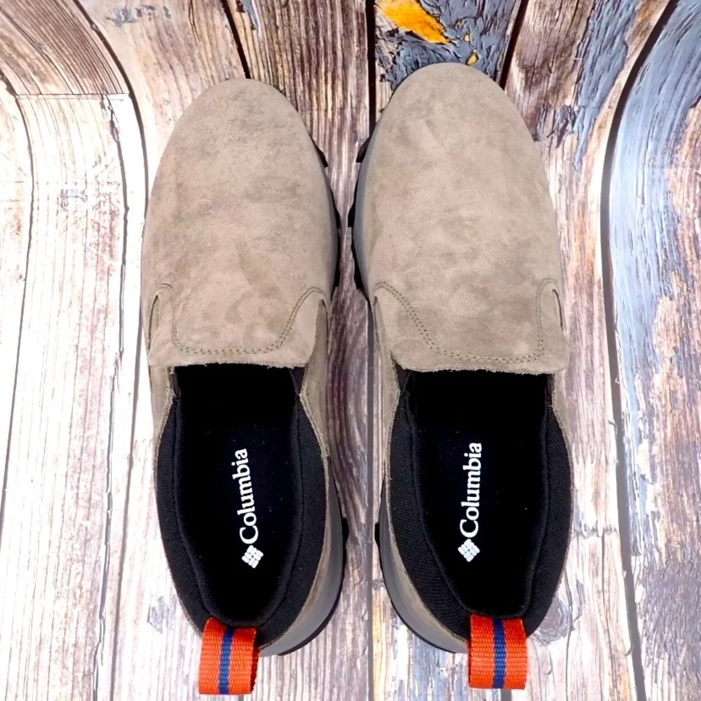 Columbia Men's Globe Adventurer Slip-On Suede Hiking Trail Walking Shoe Size 10